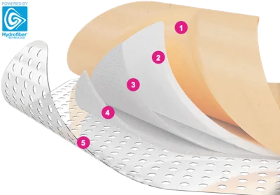 un sombrero blanco y rosa