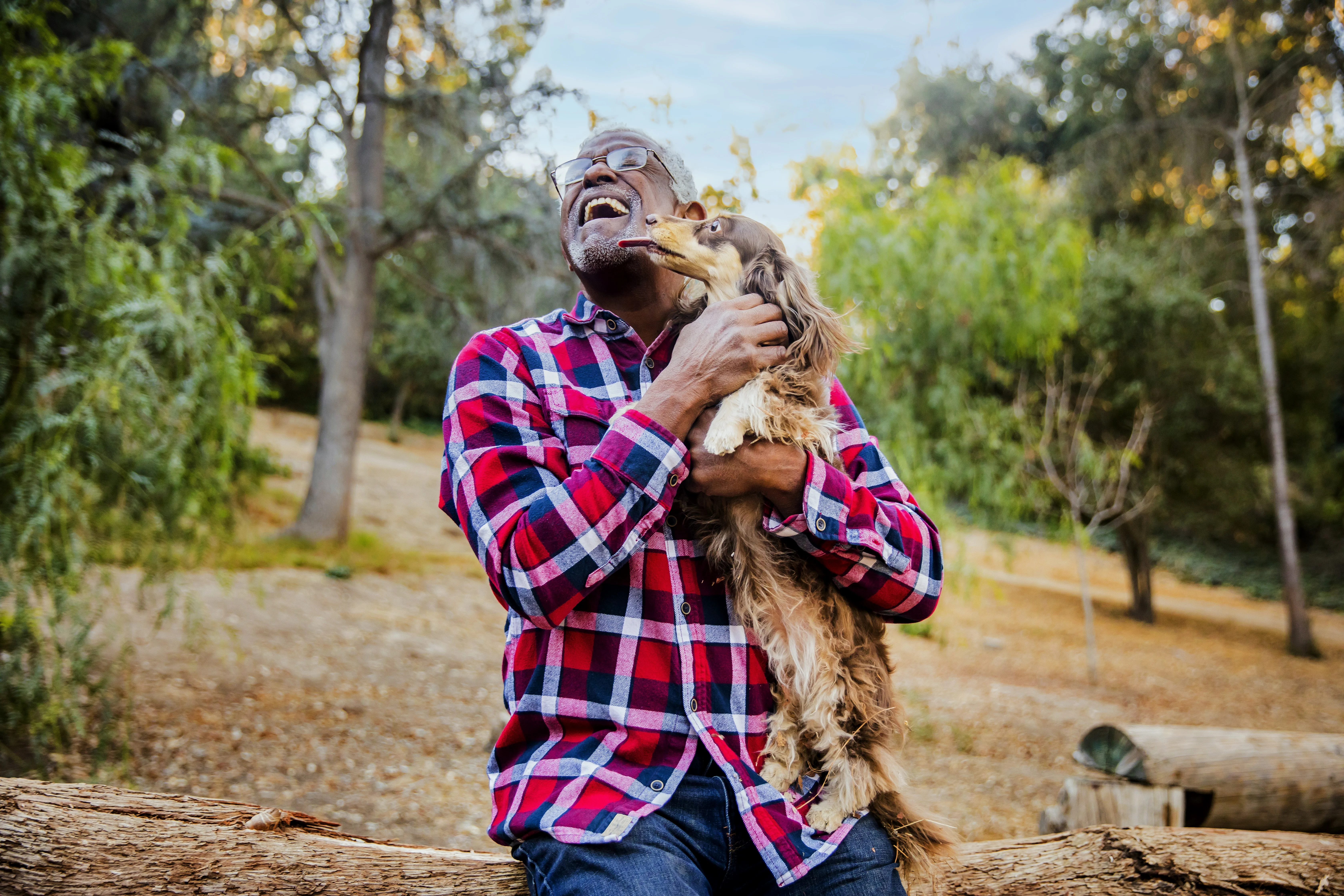 a person holding a snake